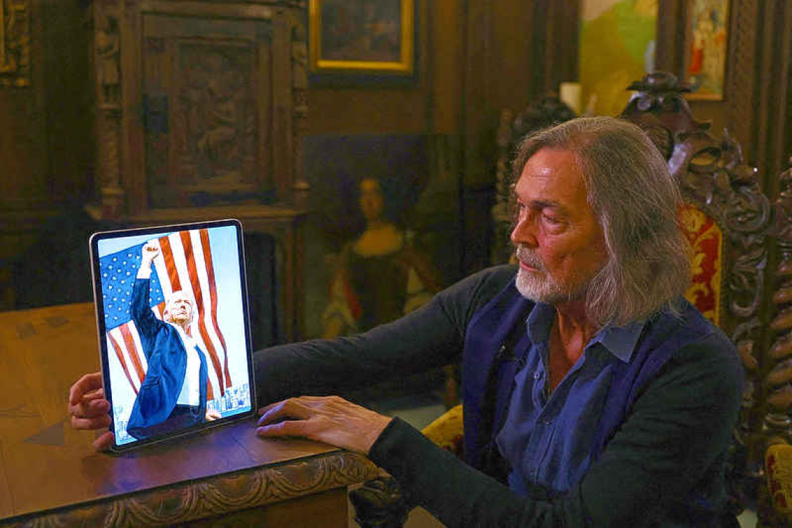 Artist behind Trump portrait gifted  by Putin says he hopes it brings peace